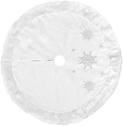 Abaodam Božićni ukras Snowflake stil božićnog drveća suknja za zabavu