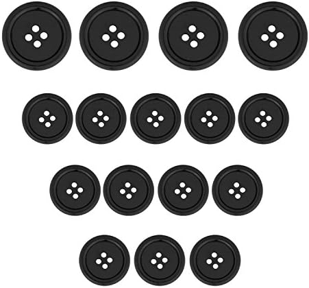ButtonMode TOUD CADRED tipke 16Pc set uključuje 4 gumba dimenzija 20 mm za jaknu prednju, 12 gumba dimenzija