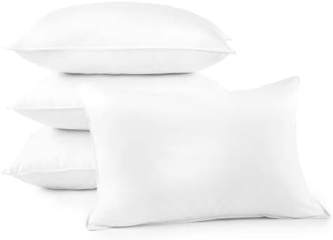 DOWNLITE 4 pakovanja hotelskog stila hipoalergeni down alternativni jastuk-mekana / srednja gustina-Jumbo