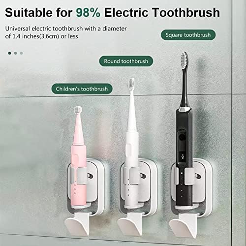Liccyy LjLi ljepljivi električni držač četkice za zube na zid i stalak za pastu za zube stalak za