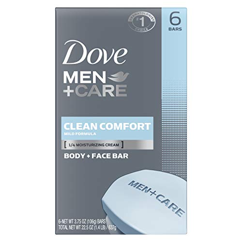 Dove Men+Care sapun za tijelo i Bar za lice za hidrataciju kože Clean Comfort Hidratantniji od sapuna 3.75 oz