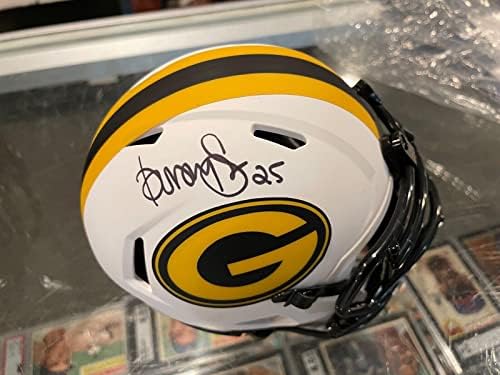 Dorsey Levens Green Bay Packers potpisao lunarni Mini šlem JSA NFL šlemovi sa potpisom svjedoka