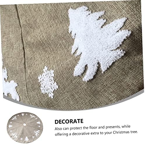 Skirt od božićnog drveća ELK dekor Nativity Decor Cheistmas Tree suknje Follhouse Party suknja Xmas netkana