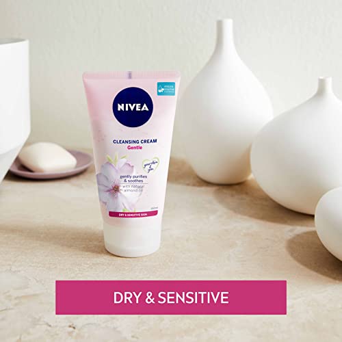 Nivea Visage Daily Essentials nježna krema za čišćenje za suhu i osjetljivu kožu