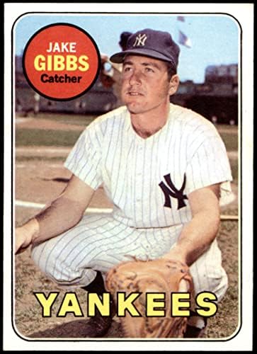 1969 TOPPS # 401 Jake Gibbs New York Yankees Nm / Mt Yankees