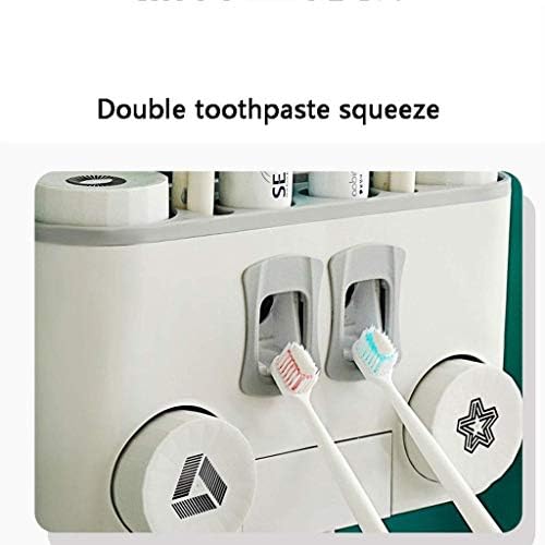 Zlmmy držač četkica za zube, držač za zube Zidne nosač četkica za zube sa zubima automatskim paste za zube