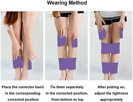 DRFeify kaiš za korekciju nogu, elastična prozračna remena za ispravljanje odraslih djeteta podesiva