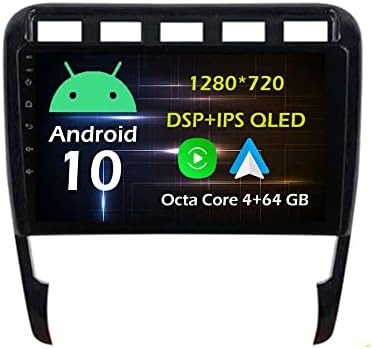 Bestycar 9 Android Auto Stereo Radio za Porsche Cayenne 2004-2010 Okta jezgro Android 10.0 HD ekran osetljiv na dodir Headunit podrška GPS navigacija Carplay Android Auto Bluetooth SWC DSP AHD rezervna kamera-4+64