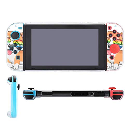 Futrola za Nintendo Switch, Corgi Be Cool Set od pet komada zaštitni poklopac futrola za konzole za igre za