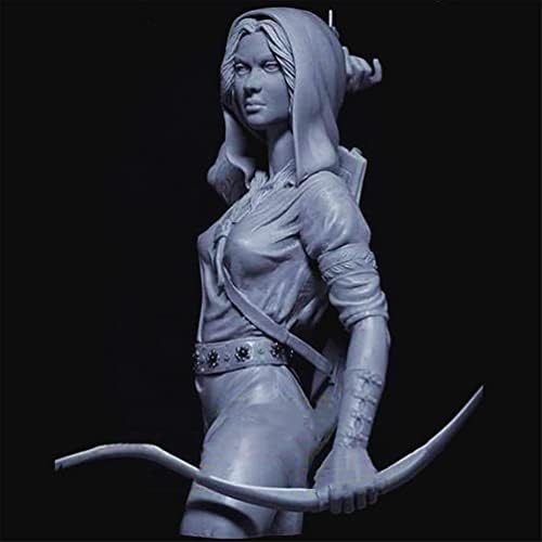 Goodmoel 1/10 Ancient Fantasy ženski Archer Warrior Resin model grudi / Nesastavljen i neobojen vojnik Die Cast Kit / Lw-7512