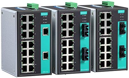Moxa Industrial Nenanaged Ethernet prekidač sa portom od 14/100 kaseta, 2 više režima 100basefx