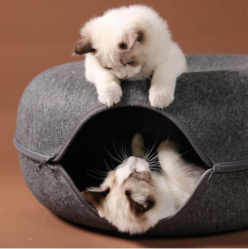 SSDHUA Donut Cat House PET mačji tunel Interaktivna igra igračka mačka krevet dvostruka upotreba