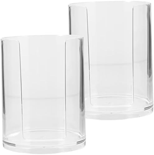 CLISPEED 6 kom Cup stalak za skladištenje transparentna kutija akrilna papirna čaša