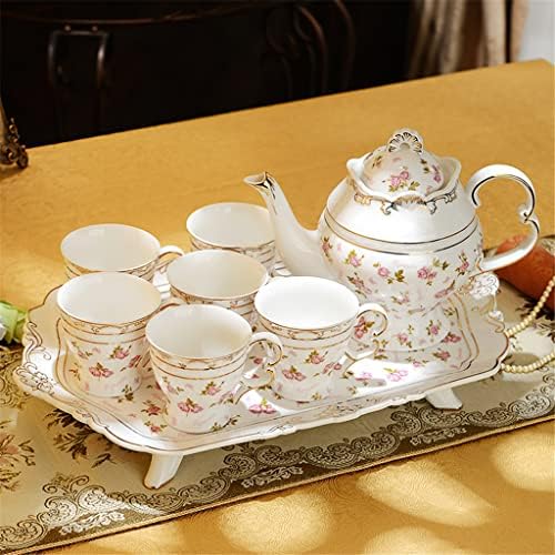 Uxzdx nordic zlatno s ladicom Engleski vodeni set čaj set za čaj za vodu Pot kafić za kafe čapljenje kućnog kuhinjskog materijala