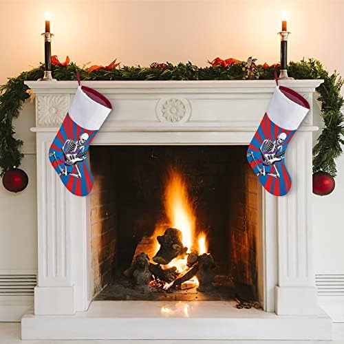 Personalizirani božićni božićni čarapa Početna Xmas Tree Kamin Viseći ukrasi