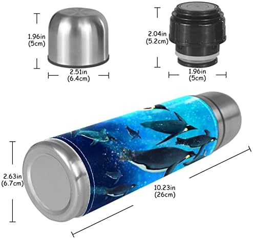 Penguin termos vakuum izoliran 1L Compact boca od nehrđajućeg čelika