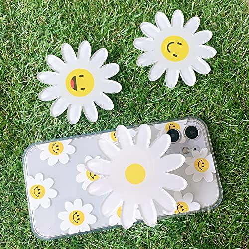 ONLYOU GRIPTOK Telefon Griptok korejski iPhone slučaj Smartphone oprema cvijeće Smile ženska slatka