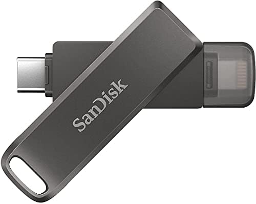 SanDisk 256GB Ixpand Flash Drive Luxe za iPhone, iPad, USB Type-C uređaje - USB 3.1 za munje i