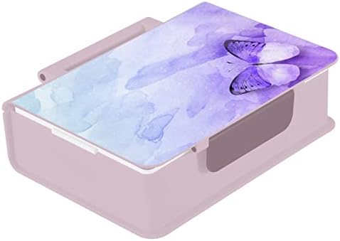Suabo Purple Butterfly Bento kutije za odrasle / djecu nepropusne za ručak roze kontejneri za ručak za