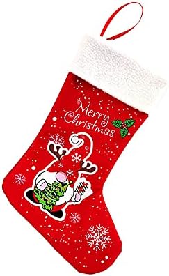 Hhmei Božić Dekoracija Poklon oblik Božićne čarape Božićno drvce Kućni tržni centar Scena dekoracija SGCABIFMY0BFG0