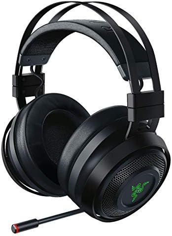 Razer nari Essential Wireless 7.1 Surround zvuk Gaming slušalice: THX Prostorni zvuk - Automatsko podešavanje glava i okretnih šalica - Automatsko podešavanje - Flip Mic - za PC, PS5, PS5, PS5 samo - crna
