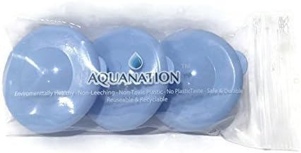 Zamjena poklopca Aquanacije - pakovanje od 6 fit 55mm Snap na Crown Top 3 i 5 galonskih boca vode Jug Snug