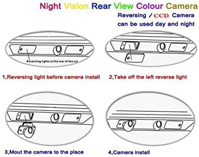 Kamera za vožnju unazad / parking kamera/HD CCD RCA NTST PAL / lampa za registarske tablice OEM za Volkswagen