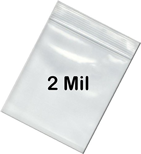 BNY ugao 2 Mil 2x2 prozirne plastične kese za zatvaranje zatvarača 2 x 2 - 500 tačaka