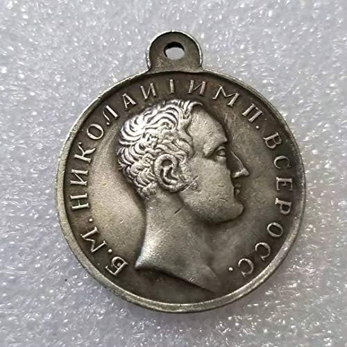 QINGFENG Antique Crafts Orden Rusije: posrebrena medalja/medalja: 1837 kolekcija 1451