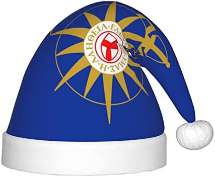 CXXYJYJ Anglikanska pričest Zastava Santa šešir Djeca Božić šeširi pliš Božić šešir za Božić Nova Godina