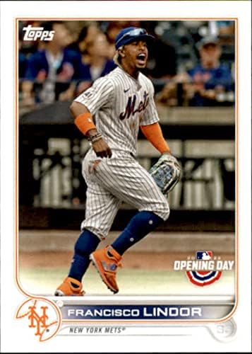 2022 dan otvaranja otplata 84 Francisco Lindor New York Mets MLB bejzbol trgovačka kartica