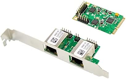 Hinyseno mini pci-e Dual Port RJ45 Ethernet 10/100 / 1000Mbps Gigabit LAN kartica Mrežna kontrolna kartica