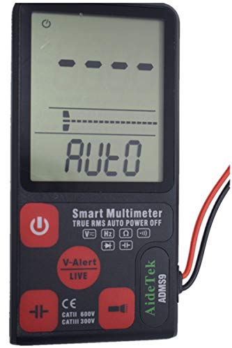 Aidetek Mini Smart Automatsko otkrivanje testiranih parametara / raspon 9999 TRMS TRMS multimeter adms9 tester