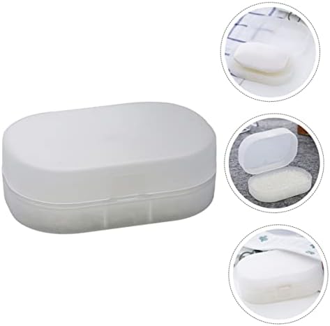 Cabilock prozirna spužva sapun Clear Clear Clear Spremnik sa držačem za spužvu Kuhinjski nosač sapuna za sapun za prenosni sapun za prenosni sapun za sapun sa sapunom sa sapunom PP