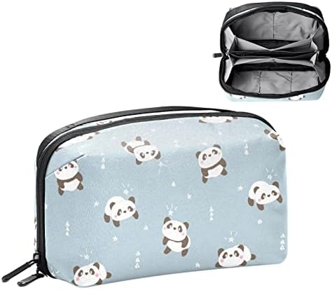 Prijenosni elektronski Organizator torbice Slatka Cartoon Panda dizajn putnih kablova torba za čuvanje tvrdih diskova, USB, SD kartica, punjač, Power Bank, slušalice