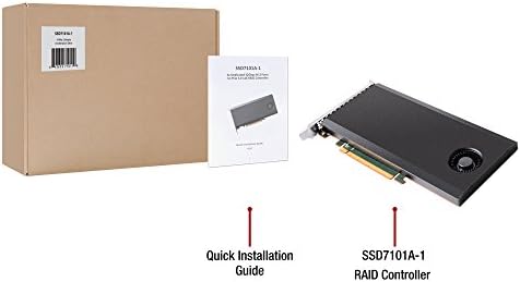 Highpoint SSD7101A-1 NVMe 4-Port M. 2/U. 2 nenadmašna Peformansa/sveobuhvatan izbor; nije potrebna bifurkacija