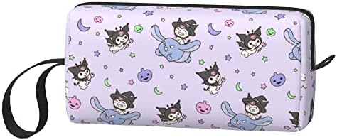 LKUZLOH Anime torba za šminkanje za žene slatka kozmetička torba putna toaletna torba torba za odlaganje za djevojčice ljubavnike pokloni