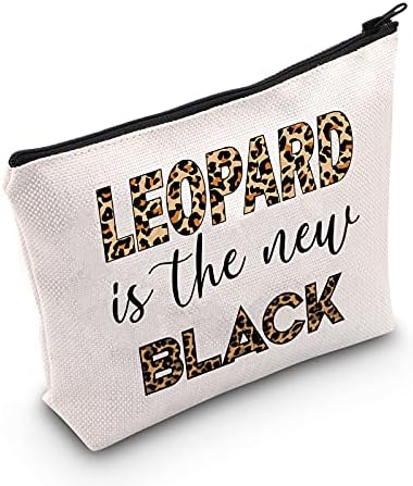 LEVLO Funny Leopard kozmetička torba za šminkanje Leopard Lover Inspired Gift Leopard je nova
