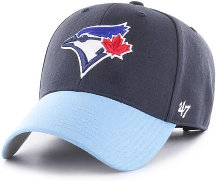 '47 Toronto Blue Jays muške žene dvobojni MVP podesivi Velcroback tamnoplavi / Columbia plavi šešir s