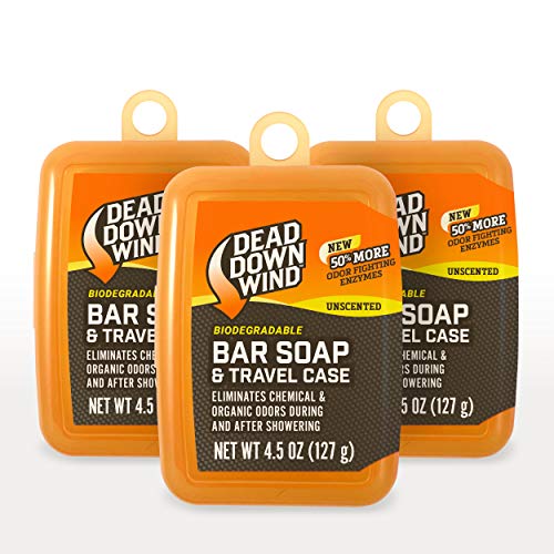 Dead Down Wind Bar sapun & amp; putna torbica | 4.5 Oz Bar | 3 pakovanje | Eliminator mirisa,