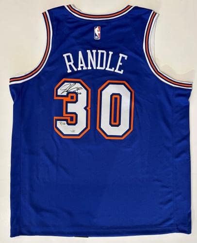 Julius Randle potpisan je Knicks Nike Swinkman Auth Jersey Autogram Beckett Fanatics - autogramirani NBA dresovi