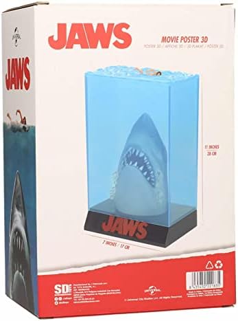 JAWS 3D FILMSKI POSTER DIORAMA