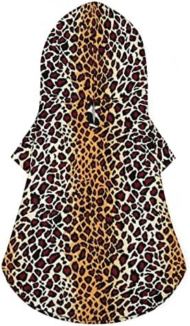 Jaguar Skin Cat Jednodijelni košulj u trendi kostimima za pse sa poklopcem za kućne ljubimce