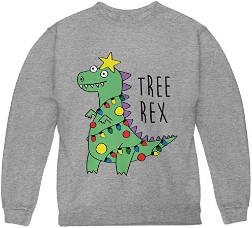 Božićno drvce Rex T-Rex Funny Dinosaur Mladi Dukserica