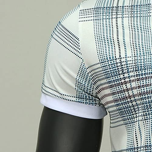 XXVR muške majice kratkih rukava Classic Fit Polo majica sa patcper patchwork Golf Polo Slim Fit vrhovi bluza
