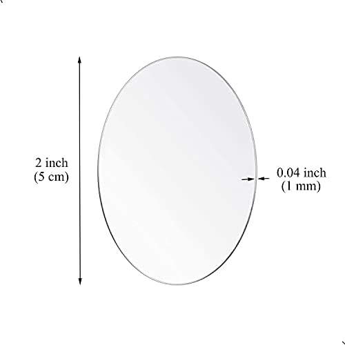 10pcs Clear akrilni list 0,04 inča debeli akrilni plastični disk prozirni okrugli akrilni panel krug akrilni