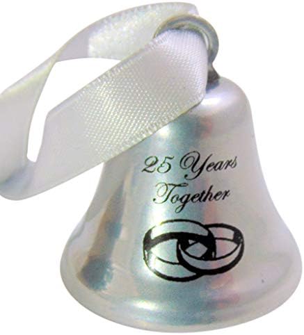 25th godišnjica Ornament dvadeset pet godina zajedno svadbeno Zvono za parove roditelji ili