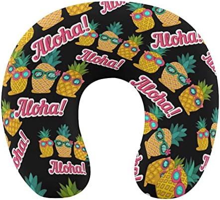 Slatka Aloha Ananas Putni jastuk za vrata u obliku za podršku glave i vrat jastuk za glavu pjene