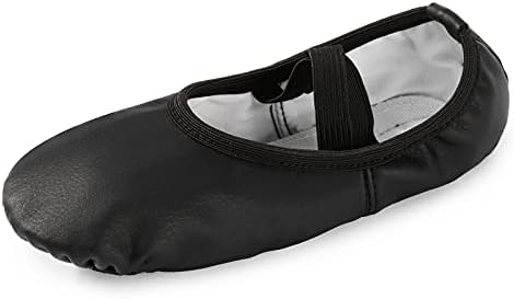 Vicvik kožne baletne cipele za djevojčice - baletske papuče Yoga Flat Dance Pratice cipele za mališana / djecu