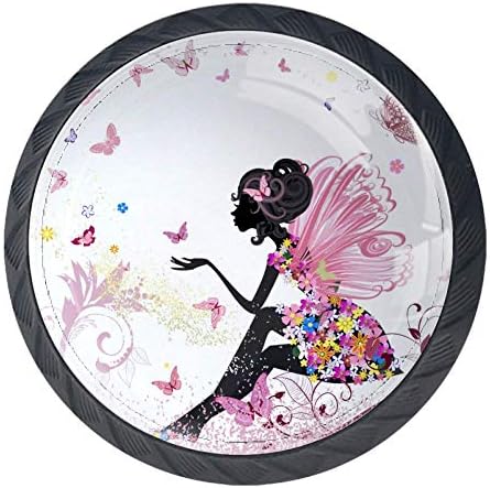 Idealiy Flower Fairy leptiri za vrata ladica za vrata dekoracija namještaja za kuhinjski ormar toaletni sto